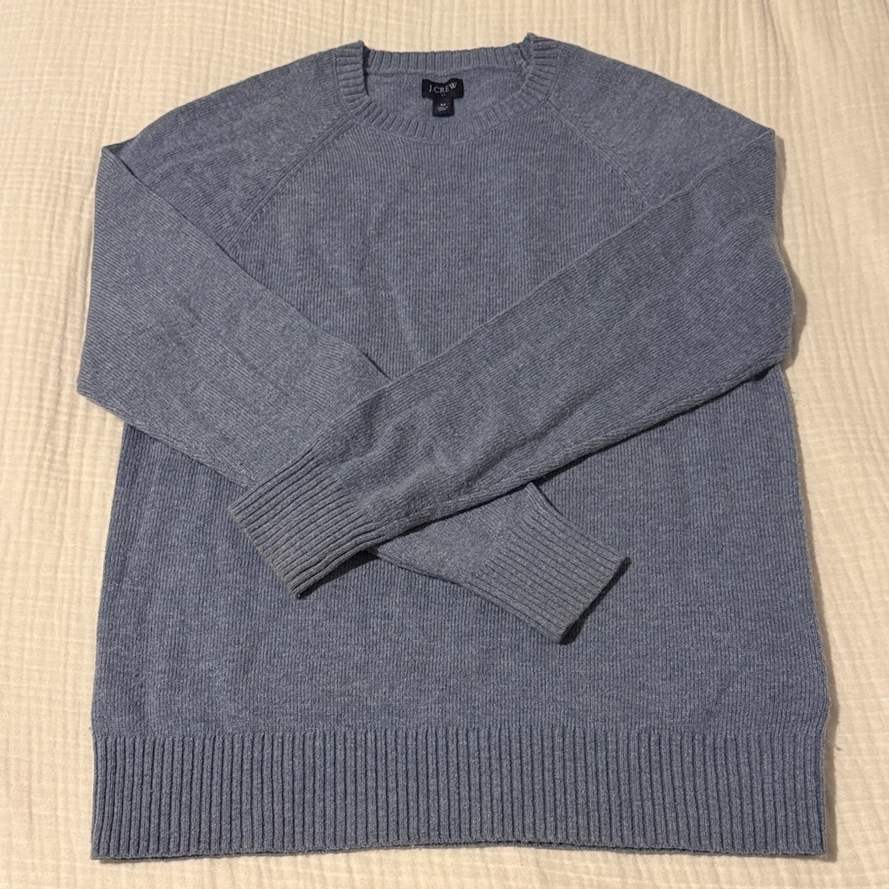 J. Crew Men's Crewneck Sweater in Slate Blue, sz M